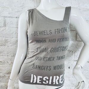 🩶🤍 DKNY Jeans Unique Tank Top Sz Medium